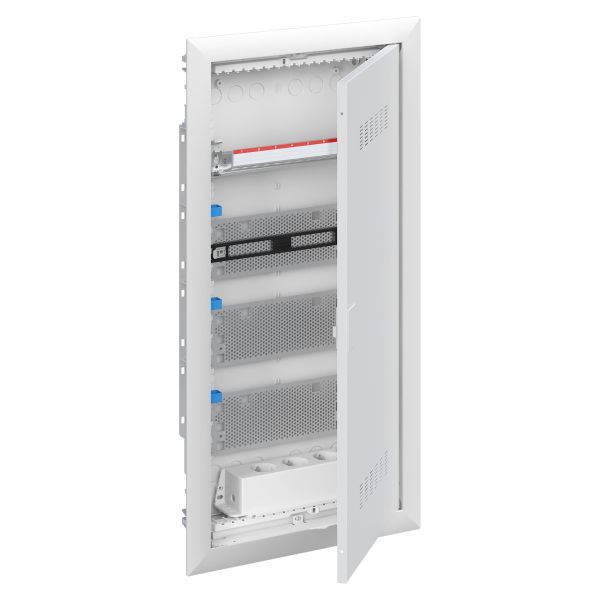 ABB UK600 2CPX031385R9999 Vakiokeskuskotelo upotettu, patch, ilmastoitu ovi 4-rivinen