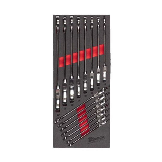 Milwaukee 4932479829 Räikkäavainsarja 15-osainen