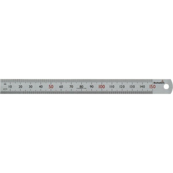 Hultafors STL 150 Teräsviivain toleranssi ±0,3 mm 150 mm