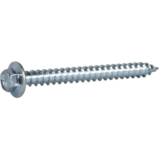 ESSVE 63338 Kateruuvi laipalla, kuusiokanta, FZB, Ø6,5 mm Ø6,5 x 64 mm, 100 kpl/pakkaus