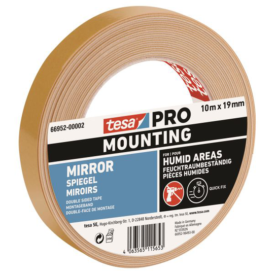 Tesa 66952-00002-00 Asennusteippi 10 m x 19 mm