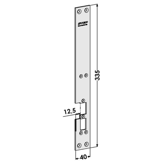 STEP ST6540 Tolppa mallille STEP 15 Secure, Fas 981 Vasen
