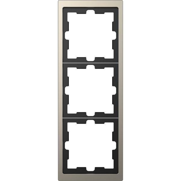 Schneider Electric MTN4030-6550 Yhdistelmäkehys 3 lokero, metalli Grafit