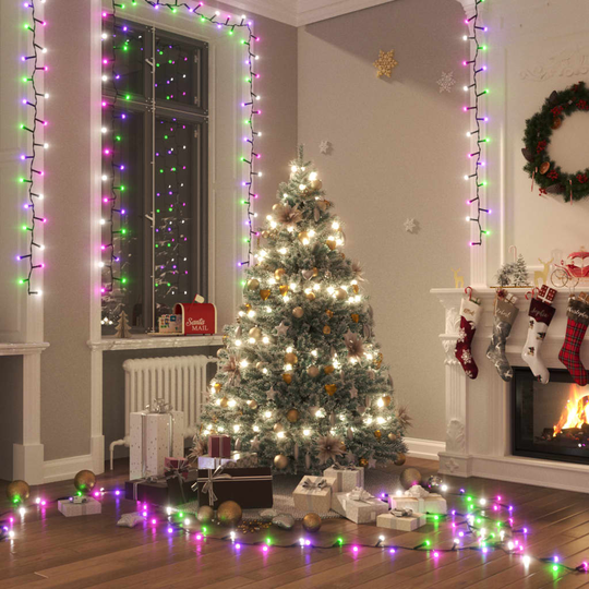 vidaXL Kompakti LED-valonauha 3000 LED-valoa monivärinen pastelli 30 m