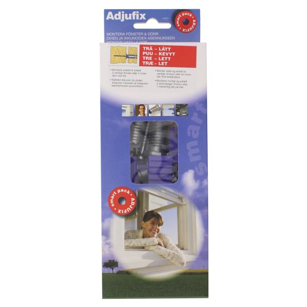 Adjufix 120002 Karmikiinnike 1 kpl, SMART-PACK Betoni/massiivitiili