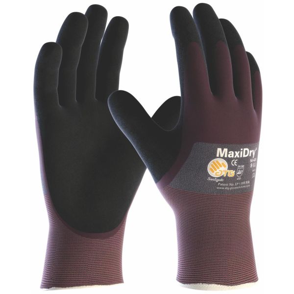 ATG MaxiDry 56-425 Asennuskäsine kastopinnoitus ¾ Koko 11