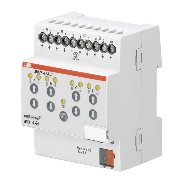 ABB 2CDG110128R0011 Verhomoottoriohjain 24 V, ajan tunnistus, 4 lähtöä