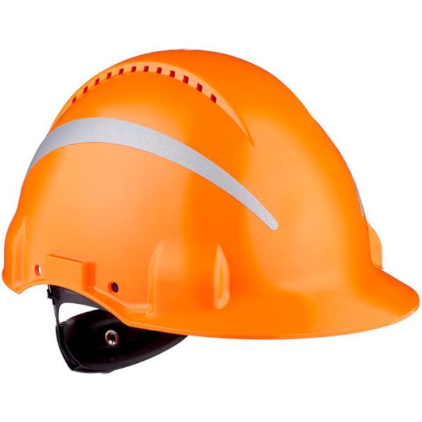 3M G3000 Suojakypärä Heijastimilla Oranssi
