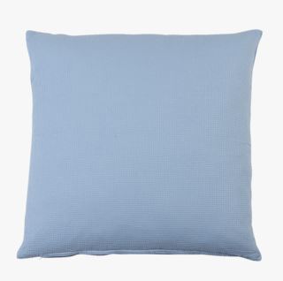 Waffle koristetyynynpäällinen vaaleansininen