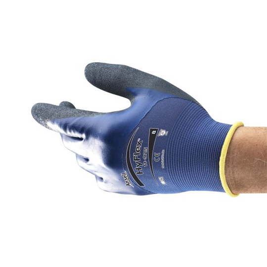 Ansell HyFlex 11-925 Pro Asennuskäsine vuoraamaton, spandex/nailoni 7