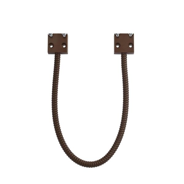 Alarmtech DL 8-40 B Ylivientisuoja 400 x 8 mm, mukana 4 ruuvia Ruskea