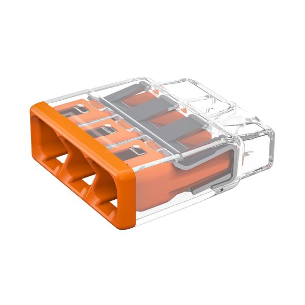 Wago 2773-403 Rasialiitin 450 V 3 napaa, oranssi, 100 kpl