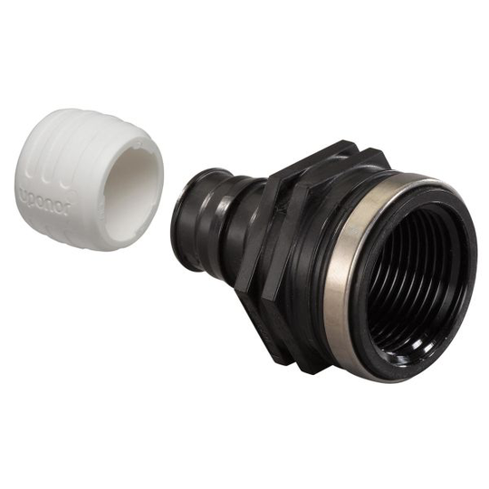 Uponor 1880235 Liitin suora, sisäkierre 25 x 25 mm