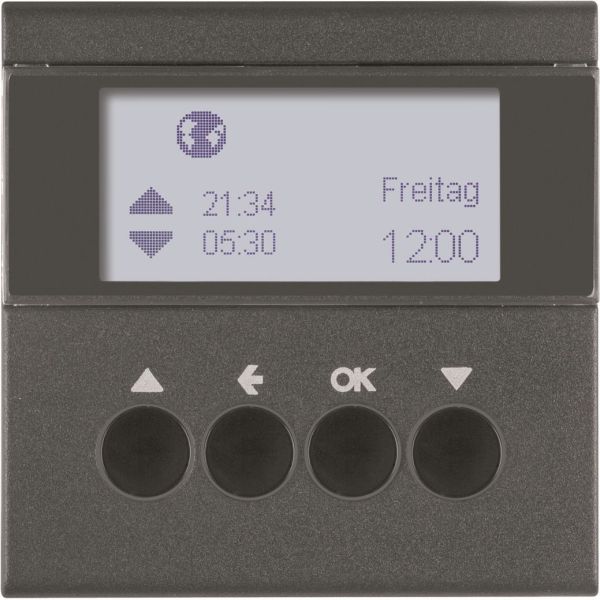 Hager 85741185 Verhoajastin upotettava, S.1 Antrasiitti