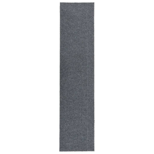 vidaXL Käytävän kuramatto 100x450 cm harmaa