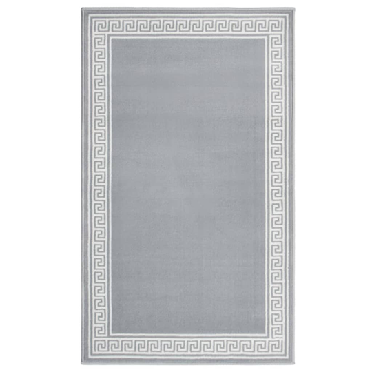 vidaXL Käytävämatto BCF harmaa kuviolla 100x150 cm