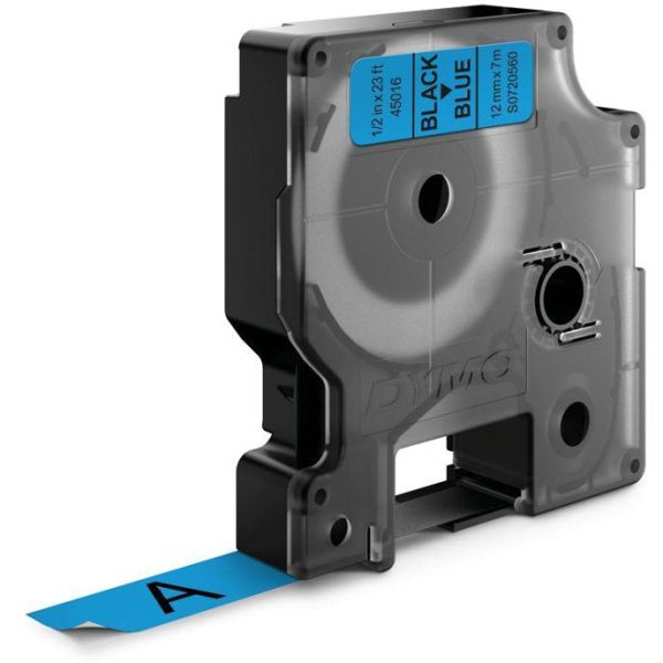 DYMO Standard D1 Teippi 12mm Musta teksti, sininen pohja