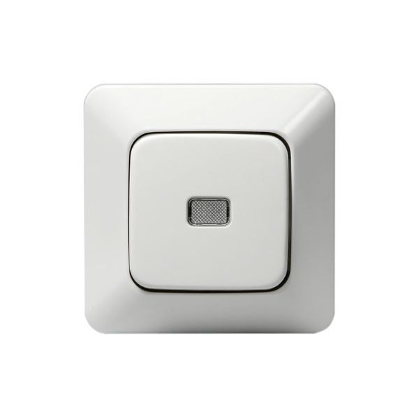 ABB 1466UK2 Painike upotettava, IP20, valkoinen Erillisellä lampulla