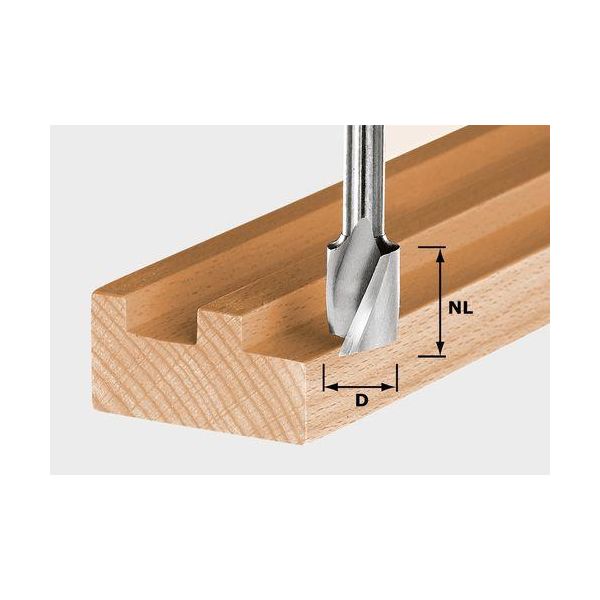 Festool HS Spi S8 D8/19 Spiraaliurajyrsinterä kara 8mm