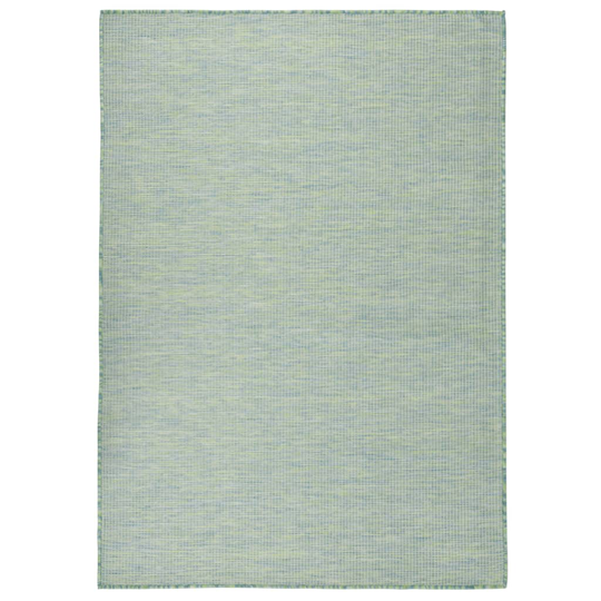 vidaXL Ulkomatto Flatweave 200x280 cm turkoosi