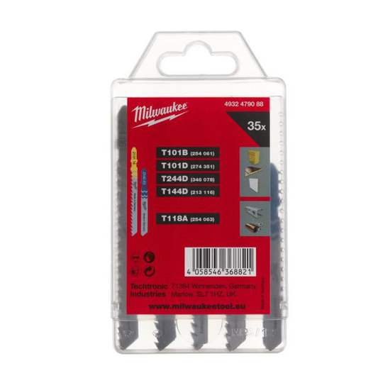 Milwaukee 4932479088 Pistosahanteräsarja 35 kpl