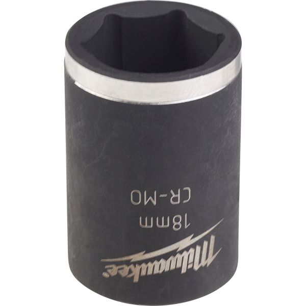 Milwaukee Shockwave Impact Duty Voimahylsy 1/2" kiinnitys, lyhyt 18 mm