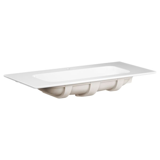 Gustavsberg Artic Pesuallas valkoinen, 100 cm, 1 sekoittimen reikä