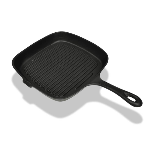 vidaXL Grillipannu valurauta 24x23 cm