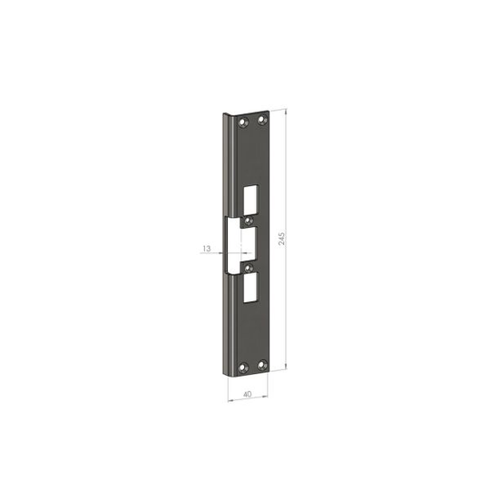 SAFETRON SA-30/13 Asennustolppa vasen/oikea, kulma 13 mm