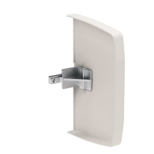 Schneider Electric INS12204 Päätykappale valkoinen, symmetrinen 100 x 63 mm, 2 kpl