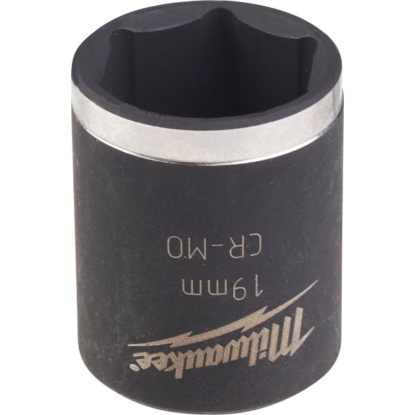 Milwaukee Shockwave Impact Duty Voimahylsy 3/8" kiinnitys, lyhyt 19 mm