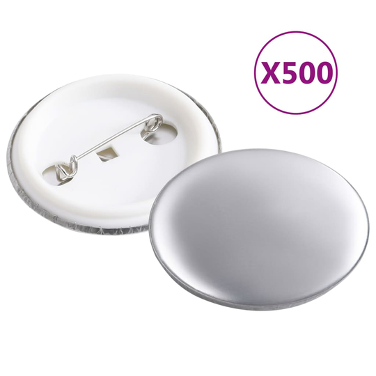 vidaXL Rintanapin osat 500 sarjaa 37 mm