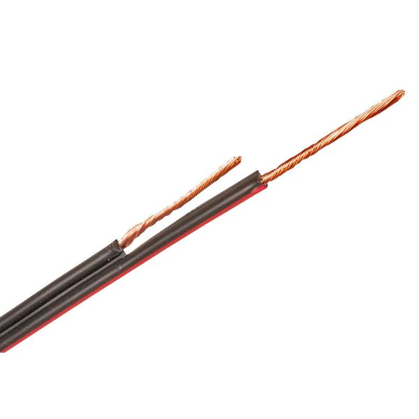 Nexans RQUB LED-kaapeli 2x0.75 mm², musta/punainen 100 m, rulla