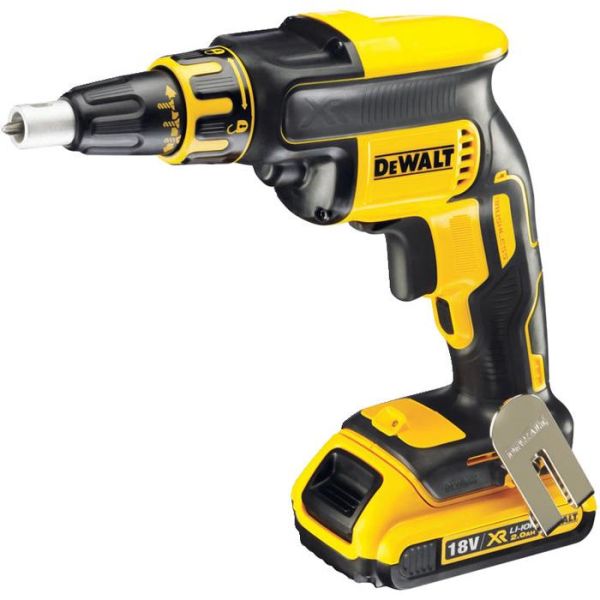 Dewalt DCF620D2 Kipsiruuvinväännin sis. 2,0 Ah:n akut ja laturin