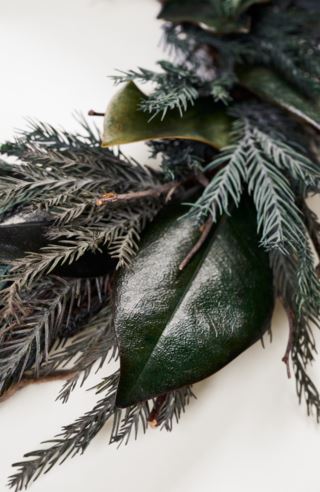 Evergreen kranssi vihreä