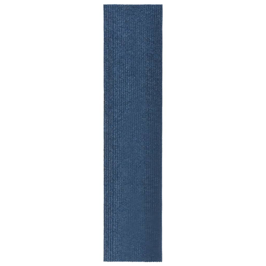 vidaXL Käytävän kuramatto 100x450 cm sininen