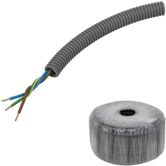 Pipelife FQ PowerFlex Kaapeli esireititetty, kierretty 16 mm x 100 m, 3G 1,5 mm²