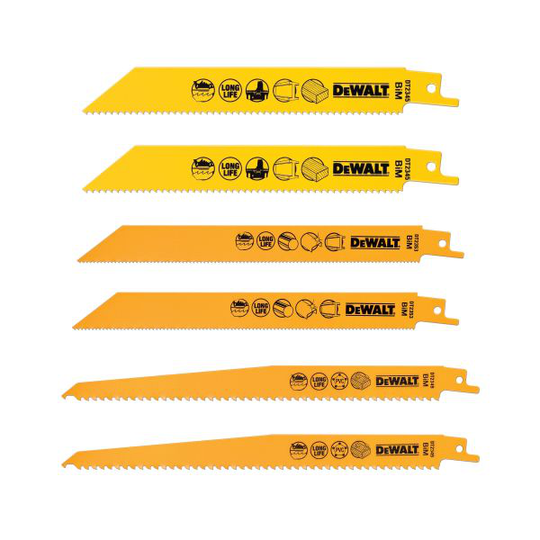 Dewalt DT2444-QZ Puukkosahanterä 6-osainen