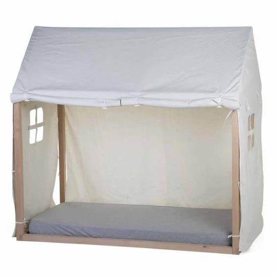 CHILDHOME Sängynrungon talokatos 150x80x140 cm valkoinen