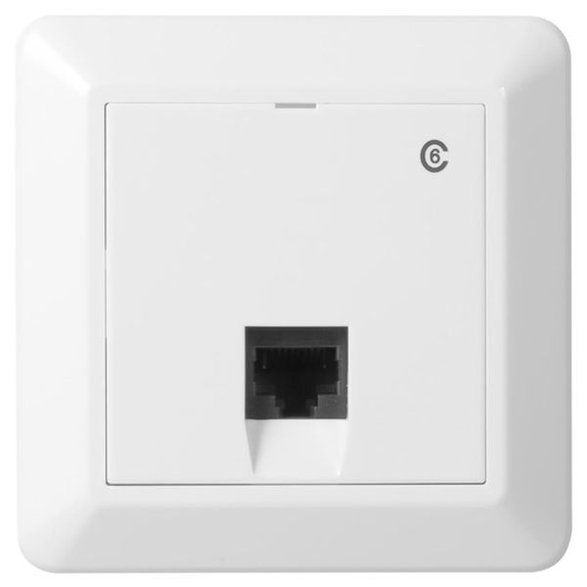 Elko EKO30156 Modulaarinen pistorasia pinta-asennus, RJ45, suora 1 x RJ45