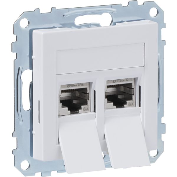 Schneider Electric Exxact 2xC6A STP WDE002439 Modulaarinen pistorasia 2 liitäntää