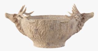 Antlers koristekulho luonnonväri