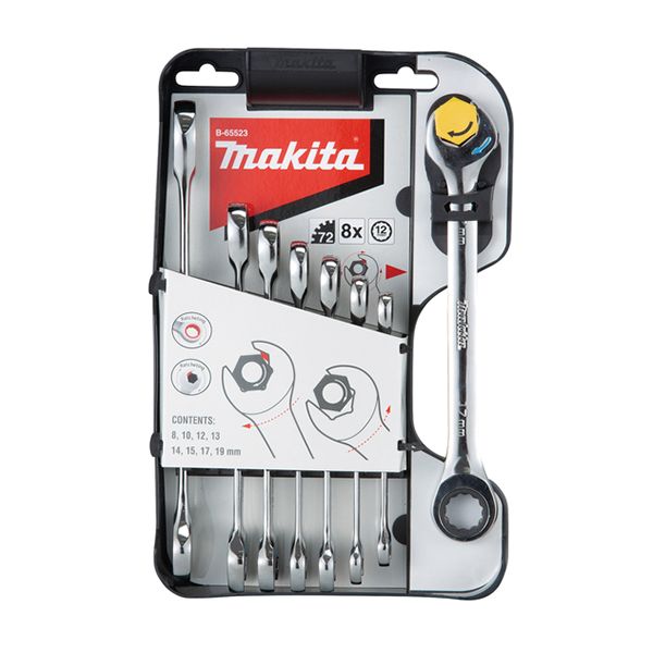 Makita B-65523 Räikkäavainsarja 8-osainen