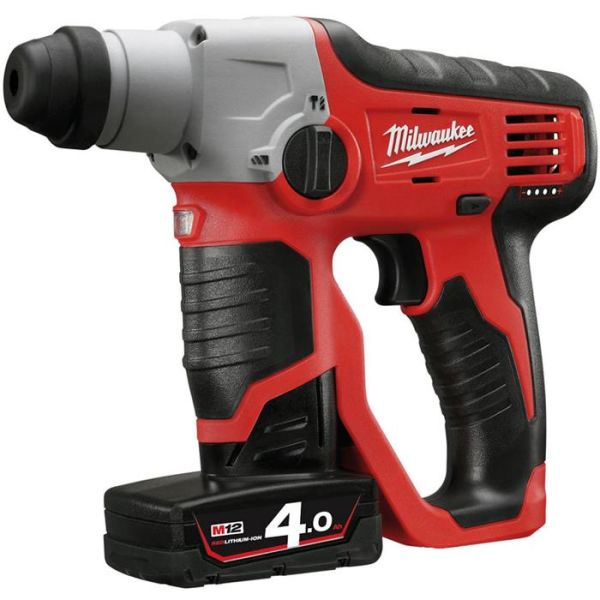Milwaukee M12 H-402C Poravasara sis. akut ja laturin