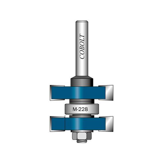 Cobolt 213-9100 Ponttijyrsin ohjainlaakerilla, puutavaran maks. paksuus 30 mm