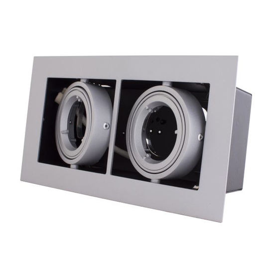 Designlight D-1942 Downlight-valaisin MR16, 2x35 W