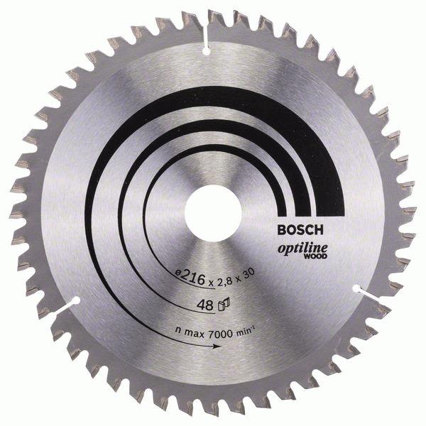 Bosch 2608640641 Optiline Wood Sahanterä 216x2,8x30mm, T48