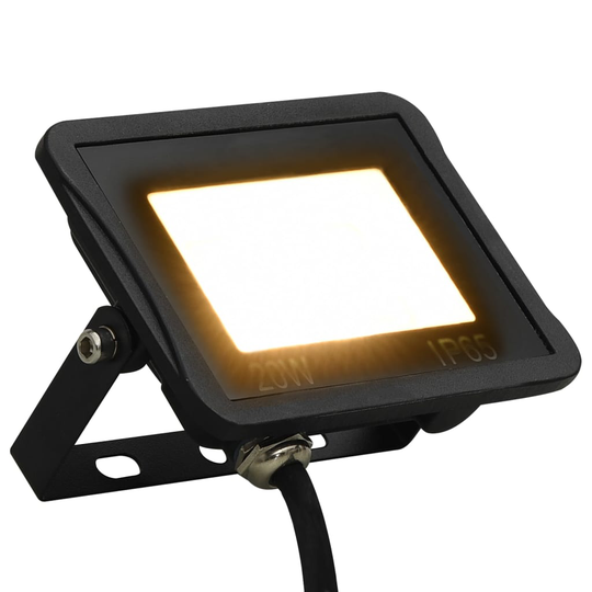 vidaXL LED-valonheitin 20 W lämmin valkoinen