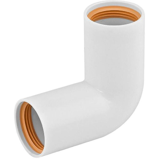 Faluplast 2316170 Taivutettu putki 50 mm, kaksinkertainen