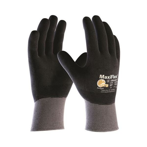 Maxiflex Ultimate 34-876 Asennuskäsine harmaa/musta, täysin pinnoitettu 8